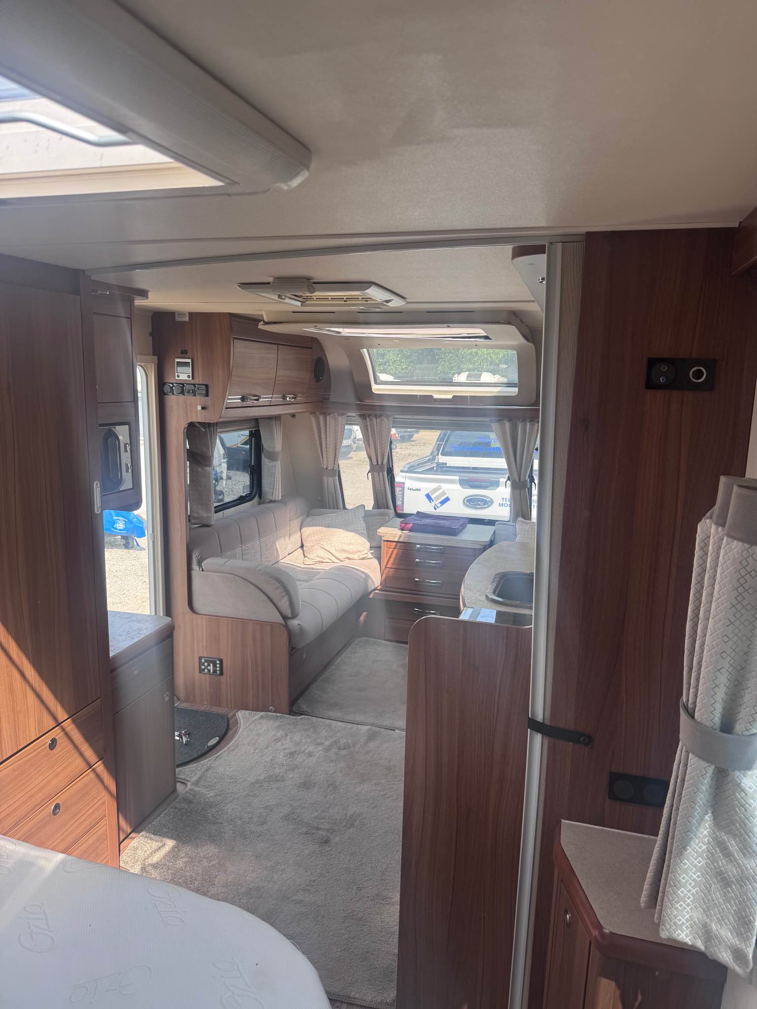 May be an image of van